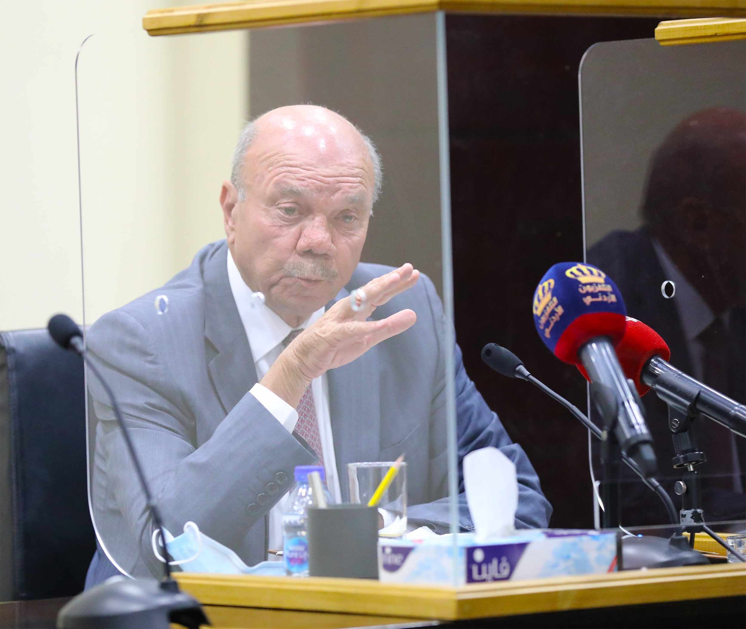 Senate president meets public, official figures in Jerash, Ajloun