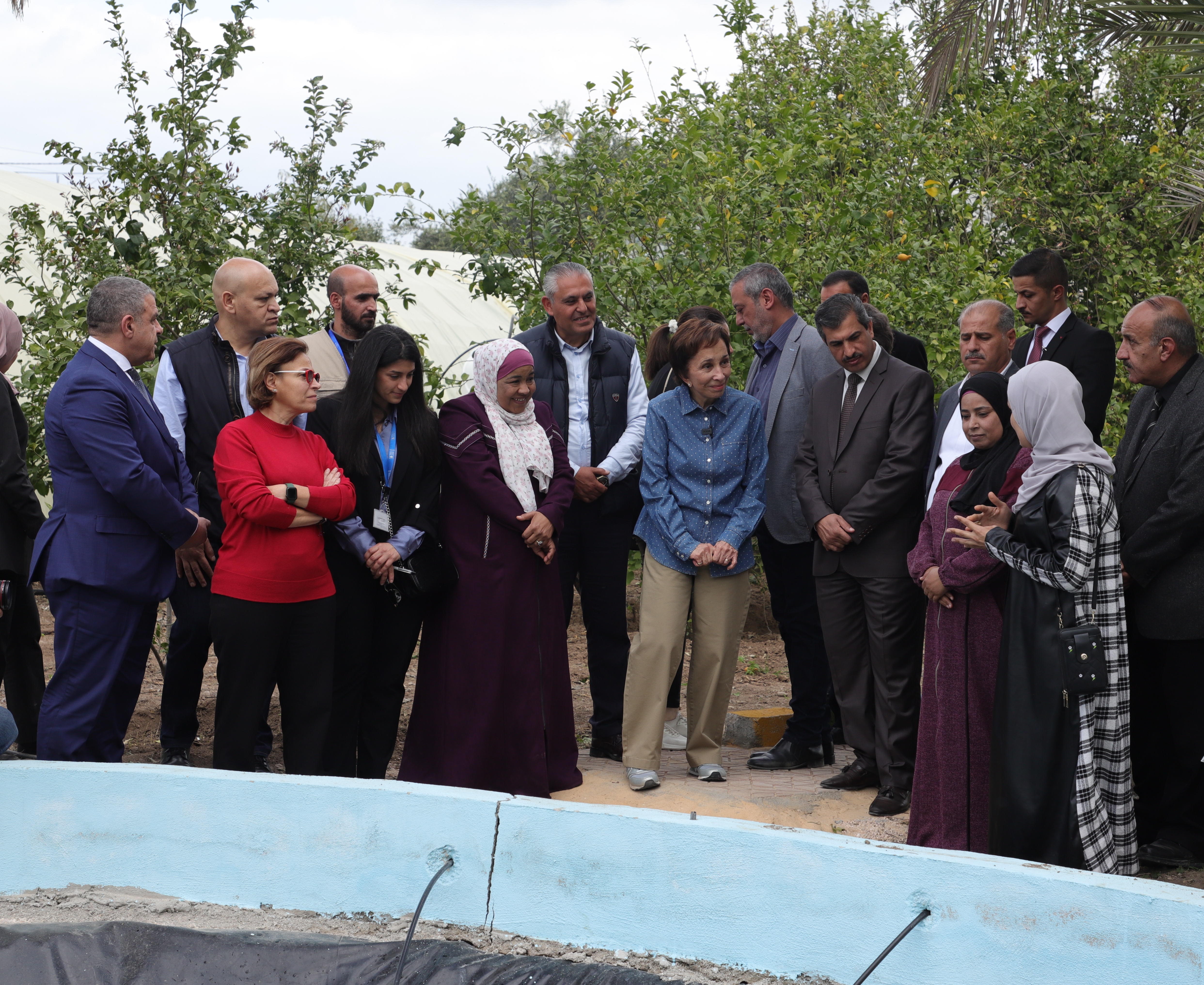 الأميرة بسمة بنت طلال تفتتح مشروعا للاستزراع السمكي والزراعة المائية في الأغوار الشمالية