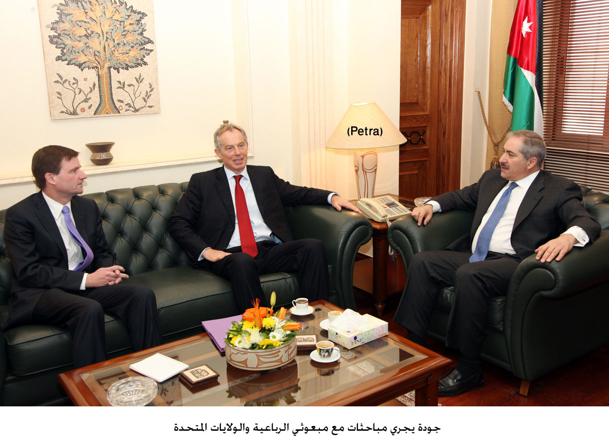 جودة يجري مباحثات مع مبعوثي الرباعية والولايات المتحدة