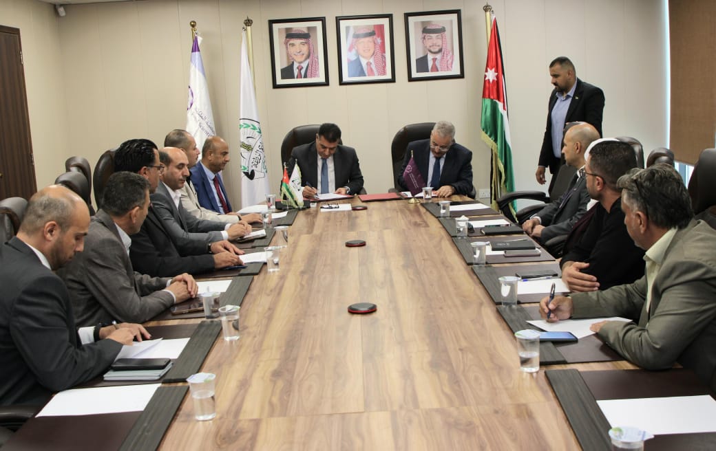 اتفاقية لإعداد تصاميم مستودعات تبريد زراعية في الشونة الشمالية